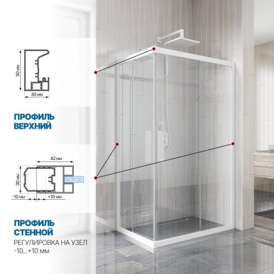 Инфографика 3 KÜBELE DE019RC белый матовый стекло бесцветное