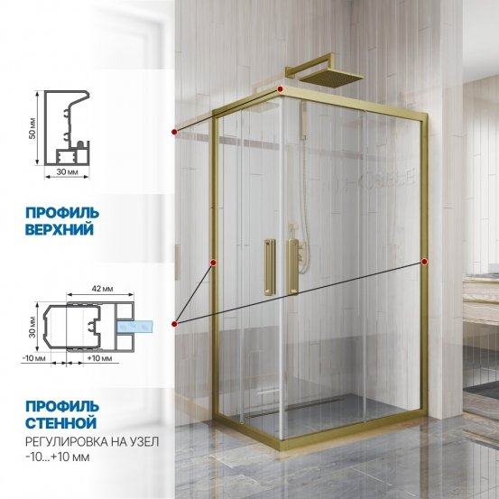Инфографика 3 KÜBELE DE019RC бронзовый стекло бесцветное