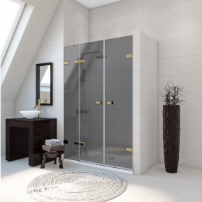 TREND DOOR GK-863A золотой гальванический стекло графитовое матовое