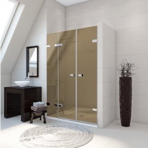 TREND DOOR GK-863A хром блестящий стекло бронзовое