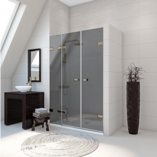 TREND DOOR GK-863A бронзовый стекло графитовое матовое