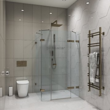 TREND RECTAN GK-864B1 бронзовый стекло выбеленное