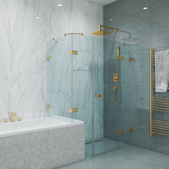 TREND RECTAN GK-864BV золотой металлик стекло бесцветное
