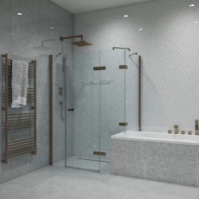 TREND RECTAN GK-864B1VP бронзовый стекло выбеленное