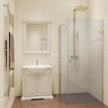 TREND SQUARE GK-862P золотой металлик стекло выбеленное