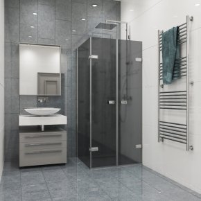 TREND SQUARE GK-863KP хром блестящий стекло графитовое матовое