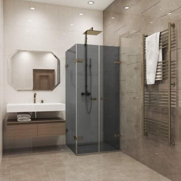 TREND SQUARE GK-863K бронзовый стекло графитовое матовое