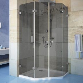 LUX FESTT GK-002 хром матовый стекло графитовое