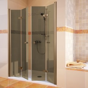 LUX DOOR GK-104A бронзовый стекло бронзовое