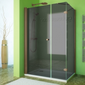 LUX RECTAN GK-103A бронзовый стекло графитовое левое открывание двери