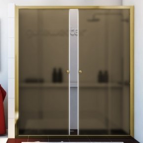 SHAPE DOOR GK-864 золотой металлик стекло бронзовое матовое