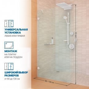 Инфографика 2 LUX DOOR GK-001N белый матовый стекло бесцветное толщина 8_0