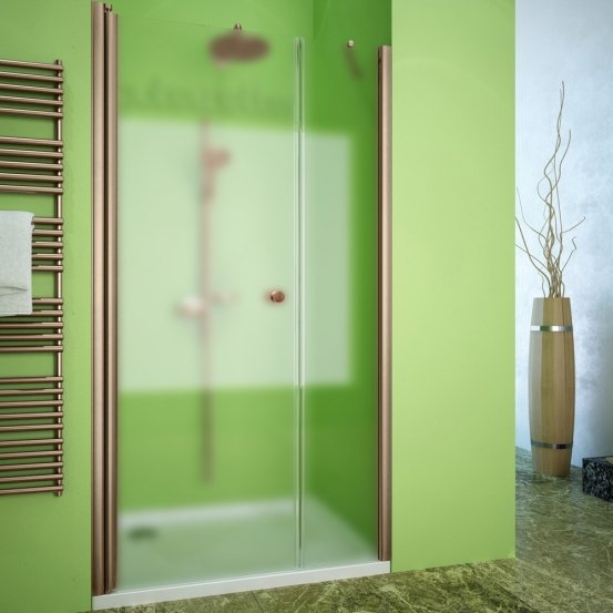 LUX DOOR GK-602B бронзовый стекло матовое