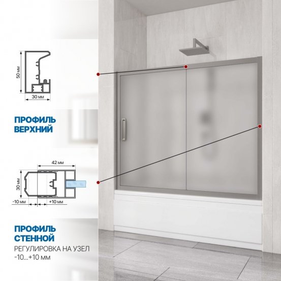 Инфографика 3 KÜBELE DE019P2 хром матовый стекло матовое