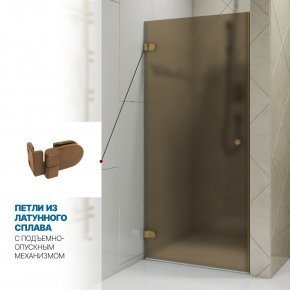Инфографика 3 LUX DOOR GK-001 бронзовый стекло бронзовое матовое толщина 0_8 левое открывание двери