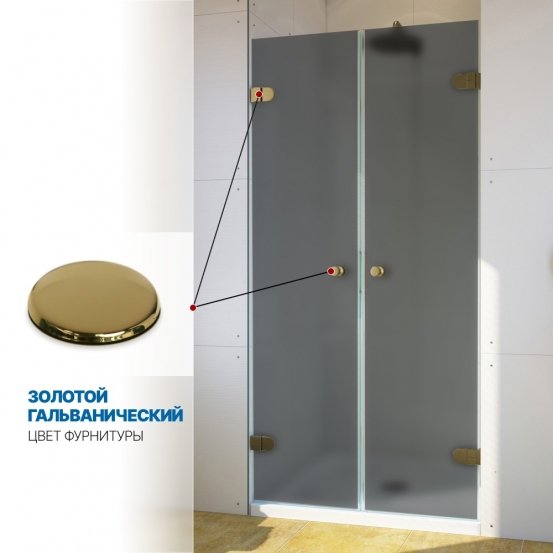 Инфографика 4 LUX DOOR GK-002 золотой гальванический стекло графитовое матовое толщина 0_6