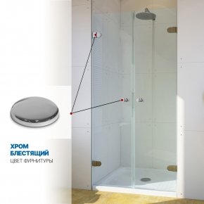 Инфографика 4 LUX DOOR GK-002 хром блестящий стекло выбеленное толщина 0_8