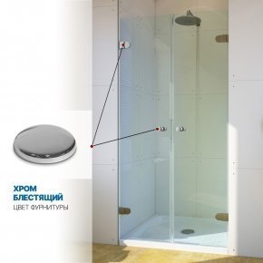 Инфографика 4 LUX DOOR GK-002 хром блестящий стекло бесцветное толщина 0_8