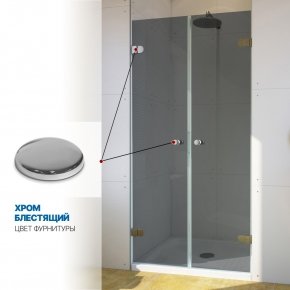 Инфографика 4 LUX DOOR GK-002 хром блестящий стекло графитовое толщина 0_8