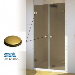 Инфографика 4 LUX DOOR GK-002 золотой металлик стекло бронзовое матовое толщина 0_6