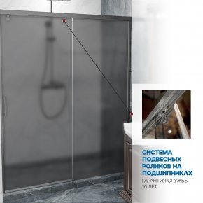 Инфографика 3 SLIDE DOOR GK-862 хром матовый стекло  графитовое матовое