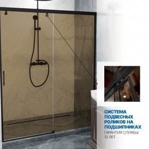 Инфографика 3 SLIDE DOOR GK-862 черный матовый стекло бронзовое