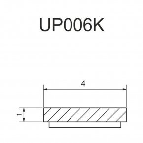 Уплотнитель PVC UP-006K