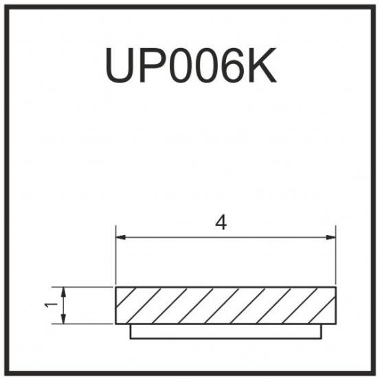 Уплотнитель для душевых ограждений UP-006K