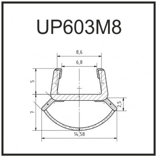 Уплотнитель UP603-M8