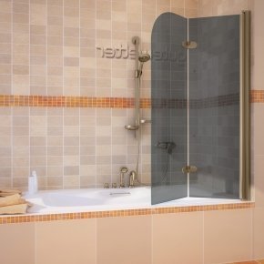 LUX PEARL GV-102 бронзовый стекло графитовое правое открывание двери