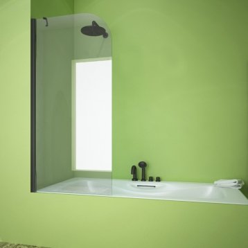 LUX PEARL GV-601AS черный матовый стекло выбеленное