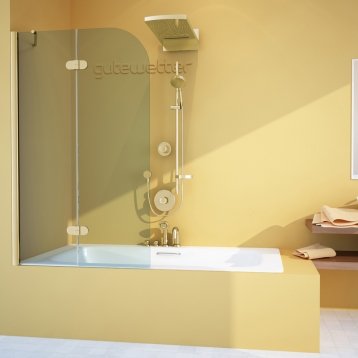 LUX PEARL GV-102A золотой металлик стекло бесцветное левое открывание двери