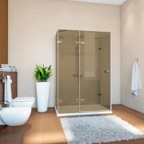 TREND RECTAN GK-864A золотой металлик стекло бронзовое