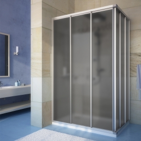 PRACTIC RECTAN GK-433 хром матовый стекло графитовое матовое