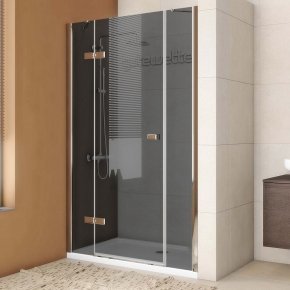 TREND DOOR GK-863P хром блестящий стекло графитовое