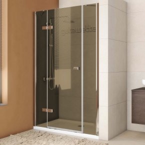 TREND DOOR GK-863P хром блестящий стекло бронзовое