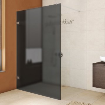 TREND DOOR GK-861NAITL хром матовый стекло графитовое матовое