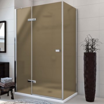 TREND RECTAN GK-863P хром блестящий стекло бронзовое матовое