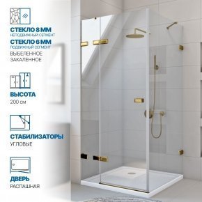 Инфографика 1 TREND SQUARE GK-863 золотой гальванический стекло выбеленное толщина 8_6