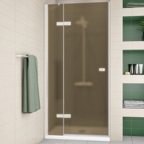 TREND DOOR GK-862AP белый матовый стекло бронзовое матовое