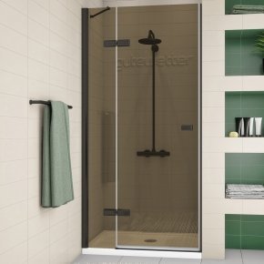 TREND DOOR GK-862AP черный матовый стекло бронзовое