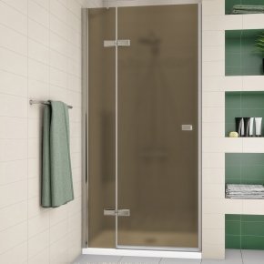 TREND DOOR GK-862AP хром блестящий стекло бронзовое матовое