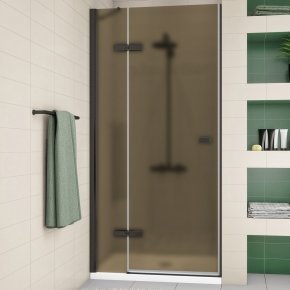 TREND DOOR GK-862AP черный матовый стекло бронзовое матовое